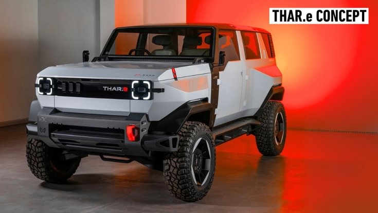 Mahindra Thar.e front quarter